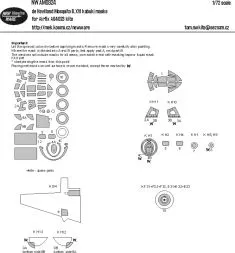 de Havilland Mosquito B.XVI mask for Airfix 1:72