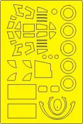 de Havilland Mosquito B.XVI mask for Airfix 1:72