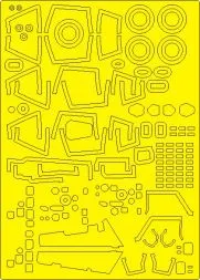 Su-27 Flanker B ADVANCED mask for G.W.H. 1:48