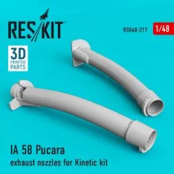 IA 58 Pucara exhaust nozzles for Kinetic 1:48