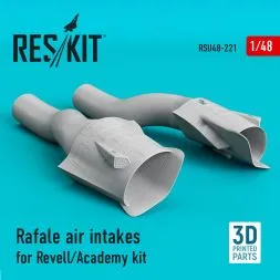 Rafale air intakes for Revell/Academy 1:48