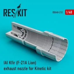 IAI Kfir (F-21A Lion) exhaust nozzle for Kinetic 1:48