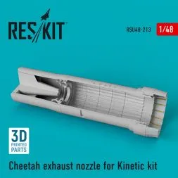 Cheetah exhaust nozzle for Kinetic 1:48
