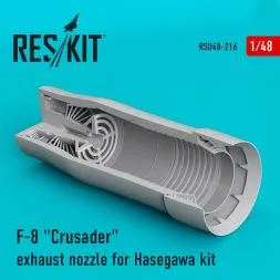 F-8 Crusader exhaust nozzle for Hasegawa 1:48