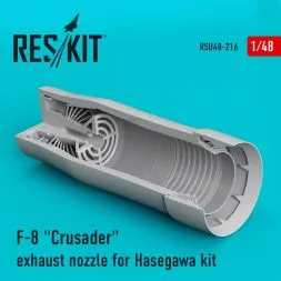 F-8 "Crusader" exhaust nozzle for Hasegawa 1:48
