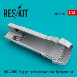 MiG-23BN exhaust nozzle for Trumpeter 1:48