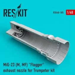 MiG-23 (M, MF) Flogger exhaust nozzle for Trumpeter 1:48