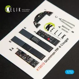 F9F-8 "Cougar" interior Hasegawa 1:72