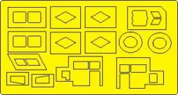 EA-18G Growler SURFACE DETAILS mask for Meng 1:48