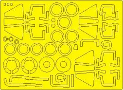 Su-25 Frogfoot ADVANCED mask for Zvezda 1:48