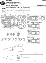 F-104A/C Starfighter ADVANCED mas for Kinetic 1:48