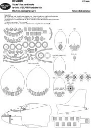 Vickers Valiant mask for Airfix 1:72