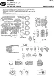 Mistel S1 mask for ICM 1:48