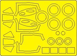 de Havilland Vampire F.3 EXPERT mask for Airfix 1:48