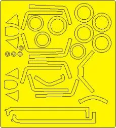 T-33A Shooting Star EXPERT mask for GWH 1:48