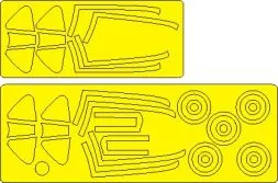 F-82F/G Twin Mustang EXPERT mask for Modelsvit 1:48