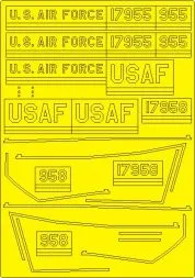 SR-71A Blackbird MARKING mask for Revell 1:48