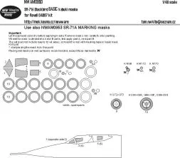 SR-71A Blackbird mask for Revell 1:48