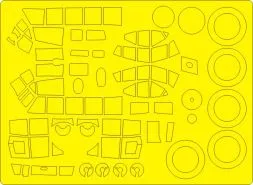 Ju 88A-8 Paravane mask for ICM 1:48