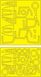 F-4C/D Phantom II ADVANCED mask for Zoukei-Mura 1:48