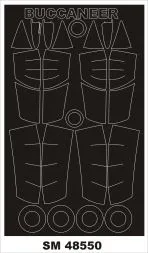 Buccaneer S.2C/D mask for Airfix 1:48