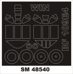 Bf 109E-4 mask for Wingsy Kits 1:48