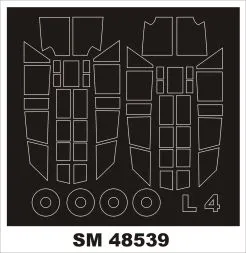 L-4 Grasshopper mask for Special Hobby 1:48