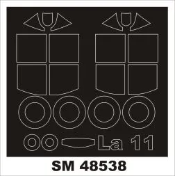 La-11 mask for Hobby Boss 1:48