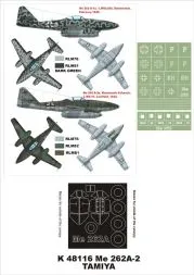 Me 262A-1a/2asuper mask for Tamiya 1:48