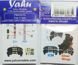 Yak-9 late - Instrument panel 1:32