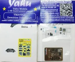 Dewoitine D.510 export - Instrument panel 1:48