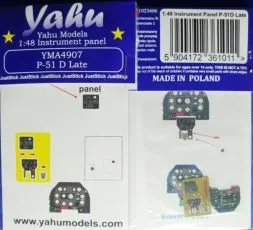 P-51D Latet - Instrument panel 1:48