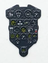 P-43 Lancer - Instrument panel 1:48