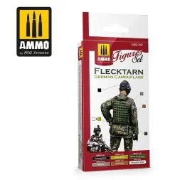 German Flecktarn Camouflage color set