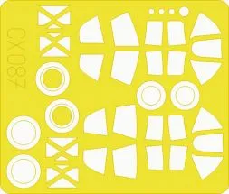 P-38 mask for Academy 1:72