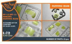 I-16 (late version) painting mask 1:72