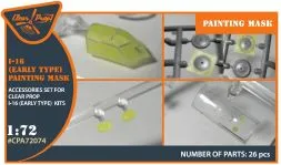 I-16 (early version) painting mask 1:72