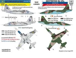 Su-25 WAR LOSSES - Ukrainian and Russian destroyed 1:48