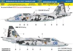 Su-25 Ukrainian Digit Camouflage Part 1 1:48