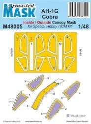 AH-1G Cobra Mask for S.H./ ICM 1:48