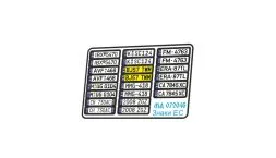 European car license plates 1:72