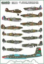 Jan "Donald Duck" Zumbach planes 1:72