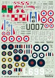 Jan "Donald Duck" Zumbach planes 1:72