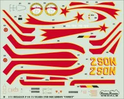 F-16AM Belgian 75 Years 2ND Squadron „Comet” 1:48