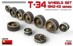 T-34 wheels set 1942-43 series 1:35