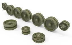 T-34 wheels set 1942-43 series 1:35
