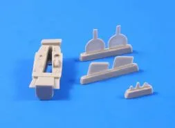 P-39D,F,K,M,N,Q wheel bays for Hasegawa 1:48