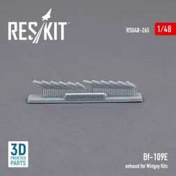 Bf 109E exhaust for Wingsy Kits 1:48