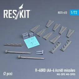 R-40RD (AA-6 Acrid) missiles 1:72