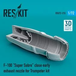 F-100 close early exhaust nozzle for Trumpete 1:72
